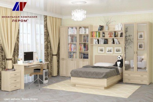Модульная детская Карина 4 ясень асахи